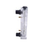 Used King Instruments 75202103C03 Acrylic Flowmeter, 1-8SCFM Air, 1/4 & 1/2in NPT
