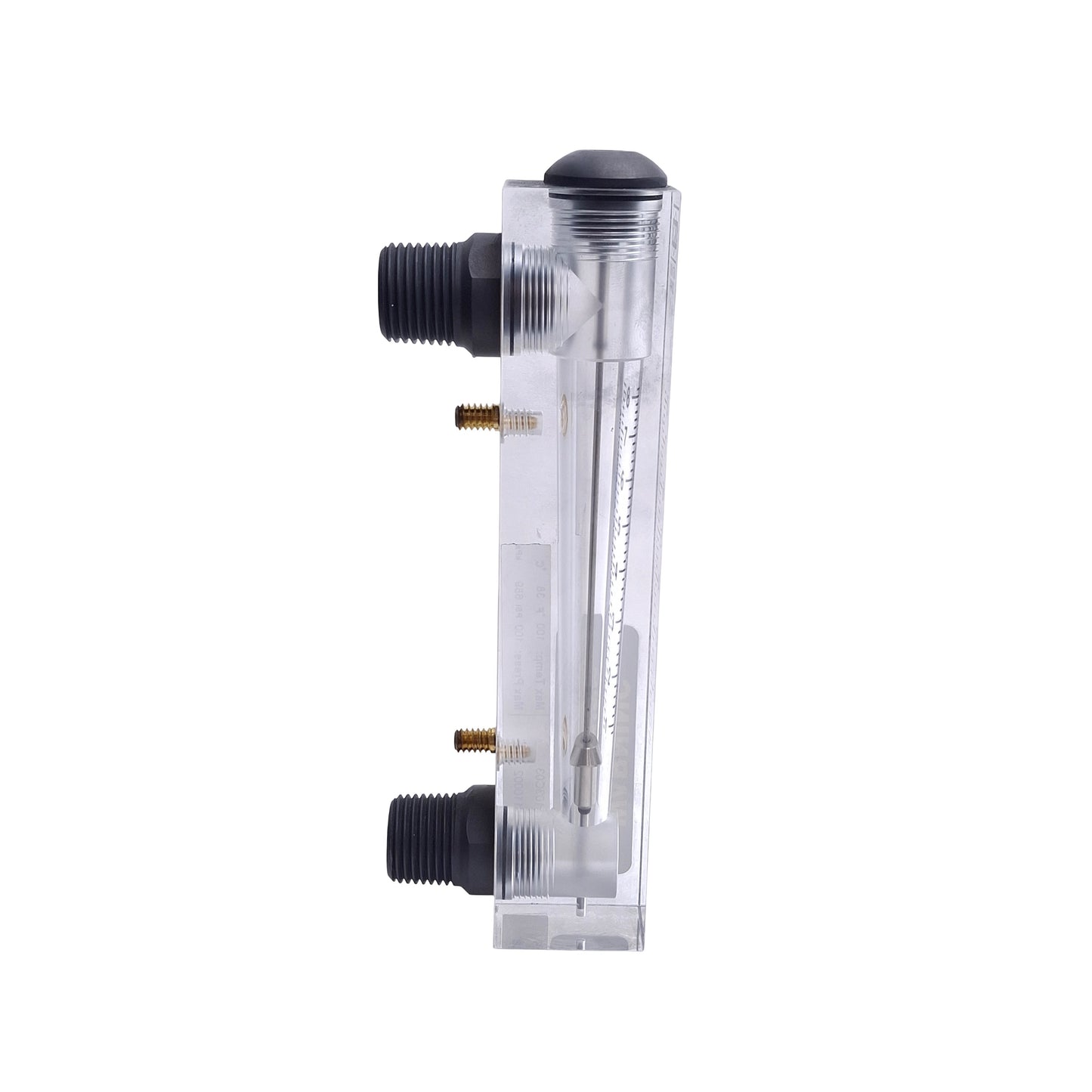 Used King Instruments 75202103C03 Acrylic Flowmeter, 1-8SCFM Air, 1/4 & 1/2in NPT