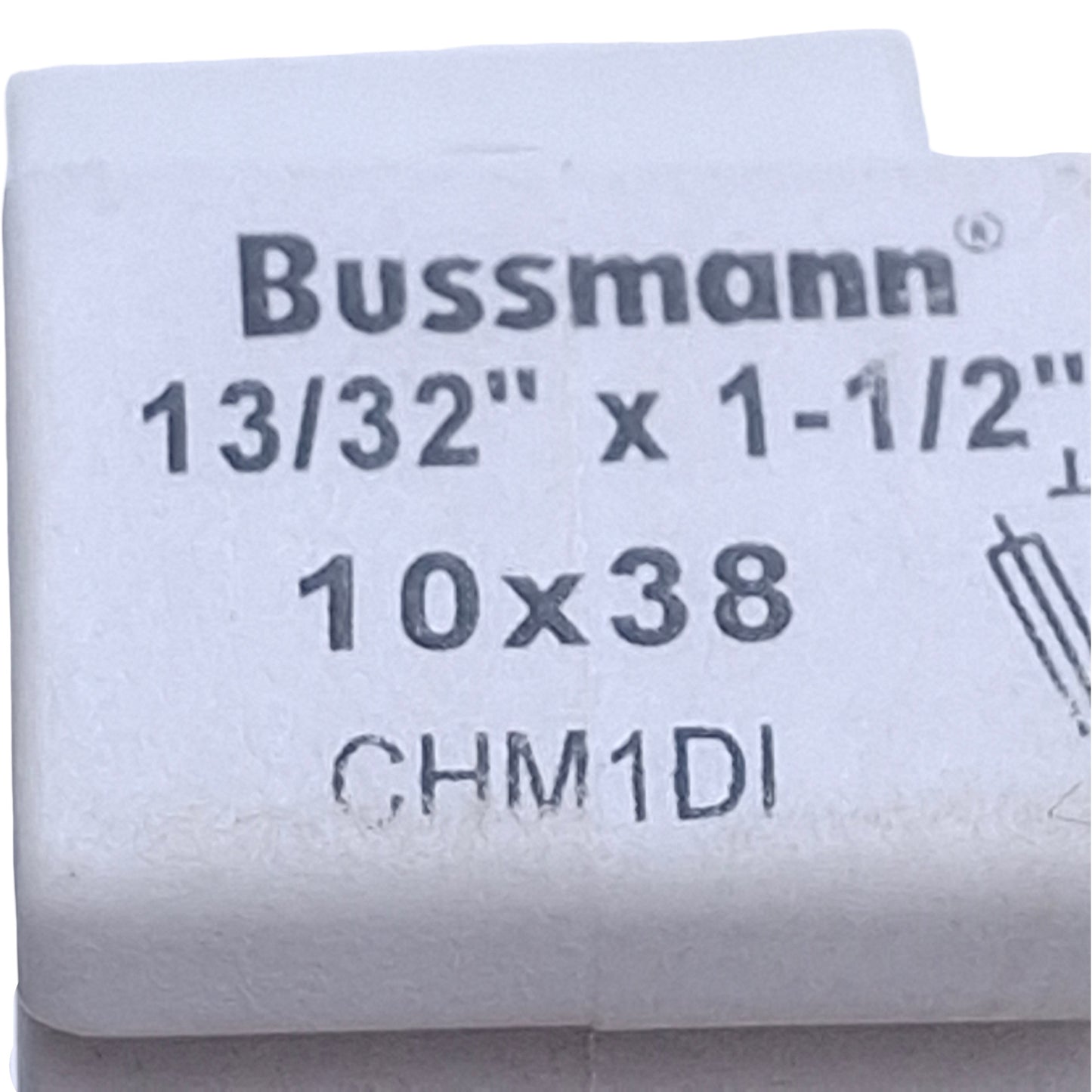Used Lot of 2 Bussmann CHM1DI Fuse Holder 1-Pole, 690VAC, 32A, 10x32mm Fuse Size
