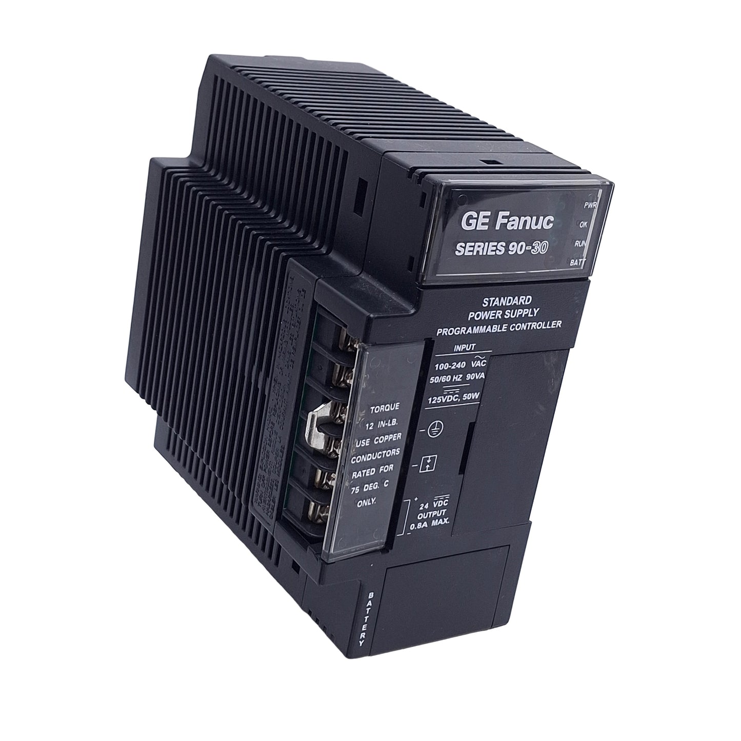 Used GE Fanuc IC693PWR321Y 90-30 Series PLC Power Supply 100-240VAC/125VDC Input
