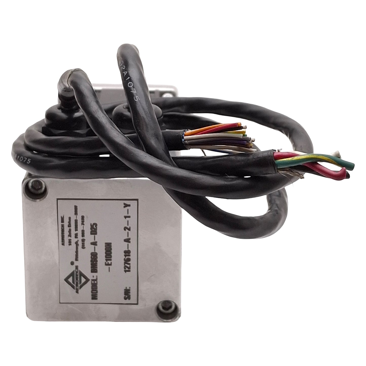Used Aerotech BMS60-A-D25-E1000H Servo Motor, 4000RPM, 1000ppr, NEMA 23 *Cut Cables*