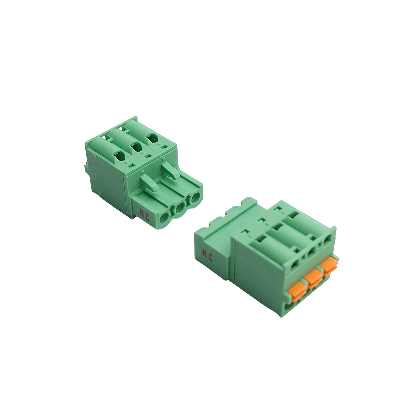 Used Lot of 8 Phoenix FKC-2.5-5.08 PCB Plug Connectors, 3-Position, Male/Female Pairs