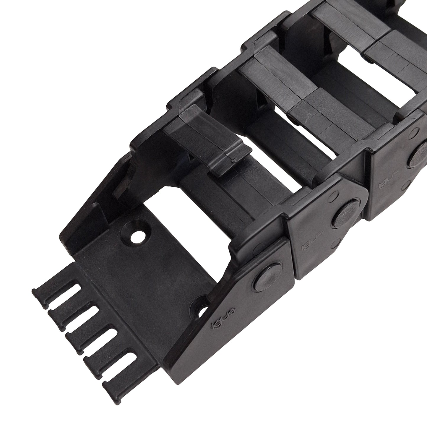 Used Igus E16.4.060 Energy Chain, 48x32mm Inner, ø60mm Bend, 25-Links + Ends, 34.25in