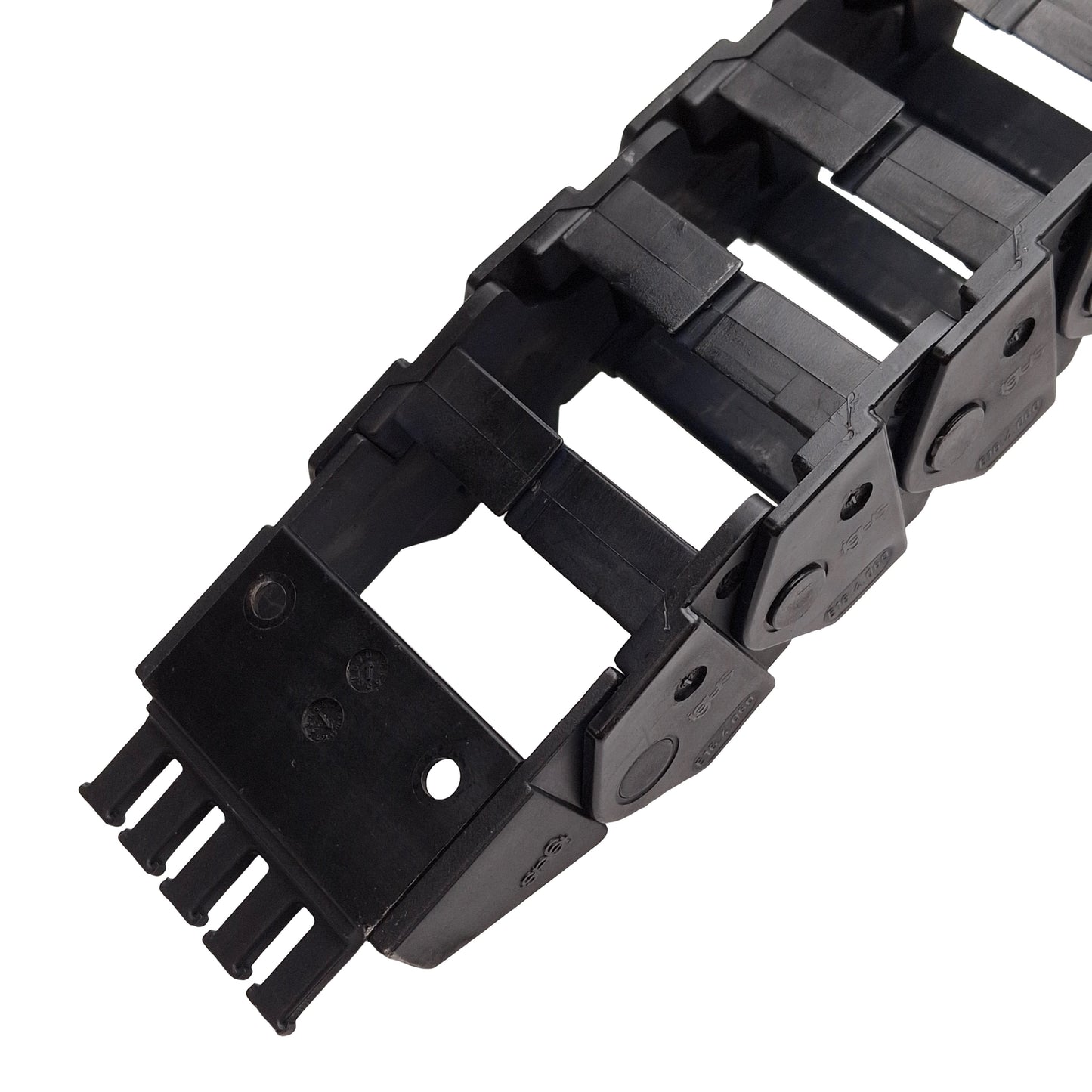 Used Igus E16.4.060 Energy Chain, 48x32mm Inner, ø60mm Bend, 25-Links + Ends, 34.25in