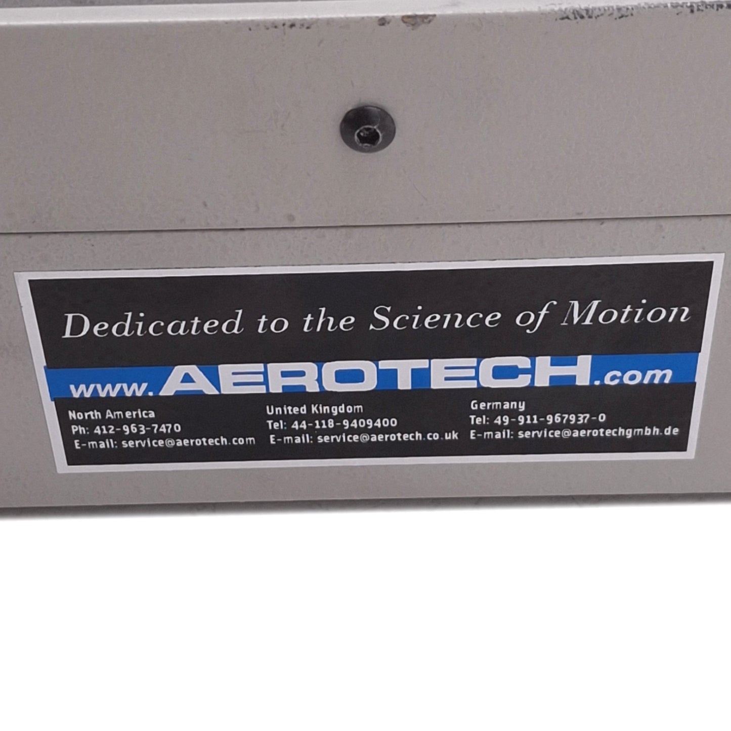 Used Aerotech ATS20015-M-40P Motorized Linear Stage, 150mm Travel 4mm Lead NEMA 23