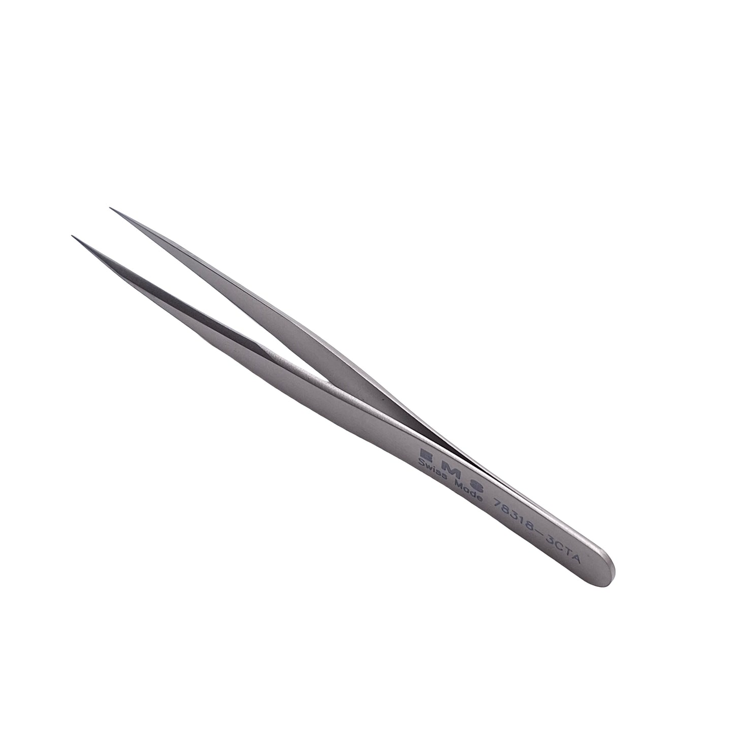 New – Open box Electron Microscopy Sciences EMS 78318-3CTA Fine Tip Tweezers, Ti Alloy, 110mm
