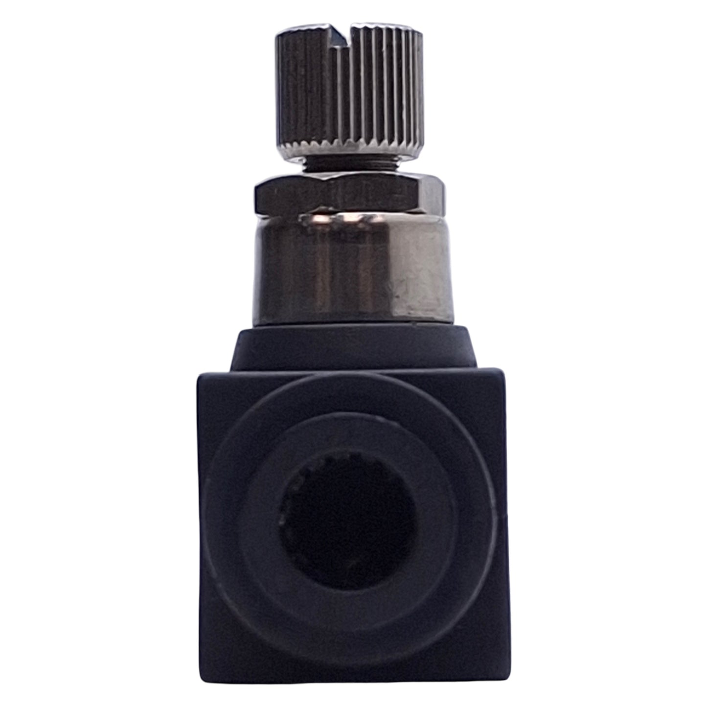 New – Open box Legris 7770-60-00 Flow Control Valve 3/8" In/Outlet, 1-10bar, 2.87in Length