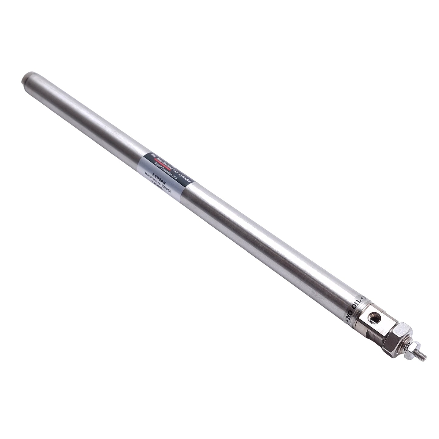 New Airpel E9D9.0N Pneumatic Cylinder, ø0.366in Bore, 9in Stroke, M5, 100psi Max