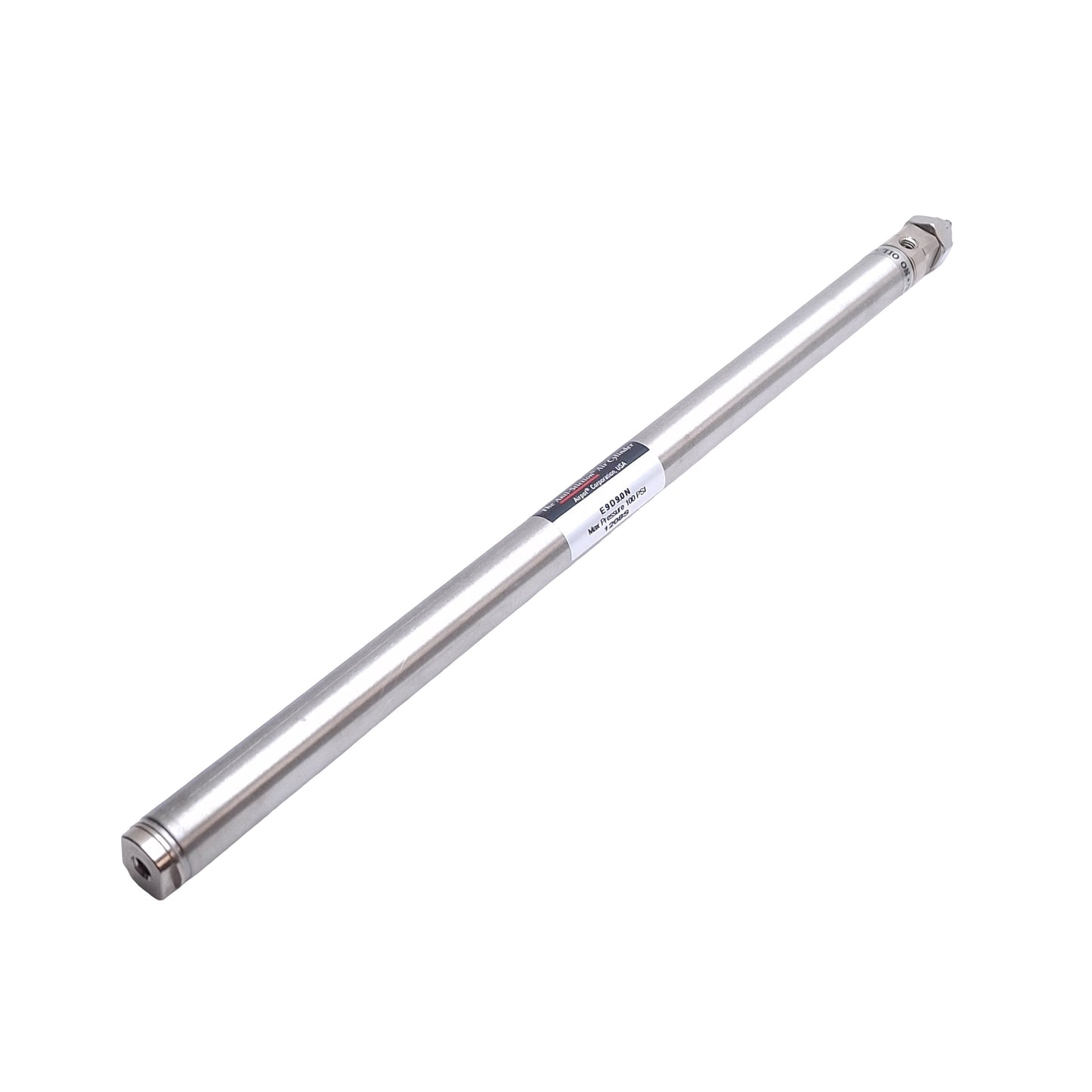 New Airpel E9D9.0N Pneumatic Cylinder, ø0.366in Bore, 9in Stroke, M5, 100psi Max