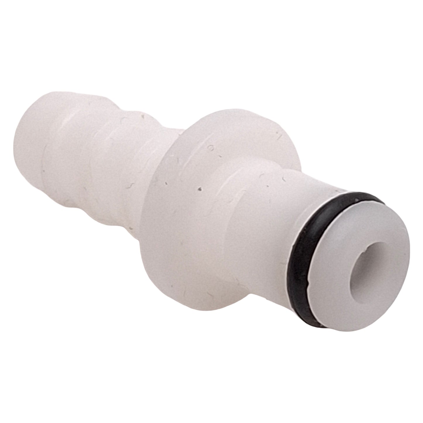 Used Lot of 10 CPC Colder PMC2204 In-Line Coupling Insert, 1/4in Hose Barb, Acetal