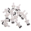 Used Lot of 15 CPC Colder PMC2203 In-Line Coupling Insert, 3/16in Hose Barb, Acetal