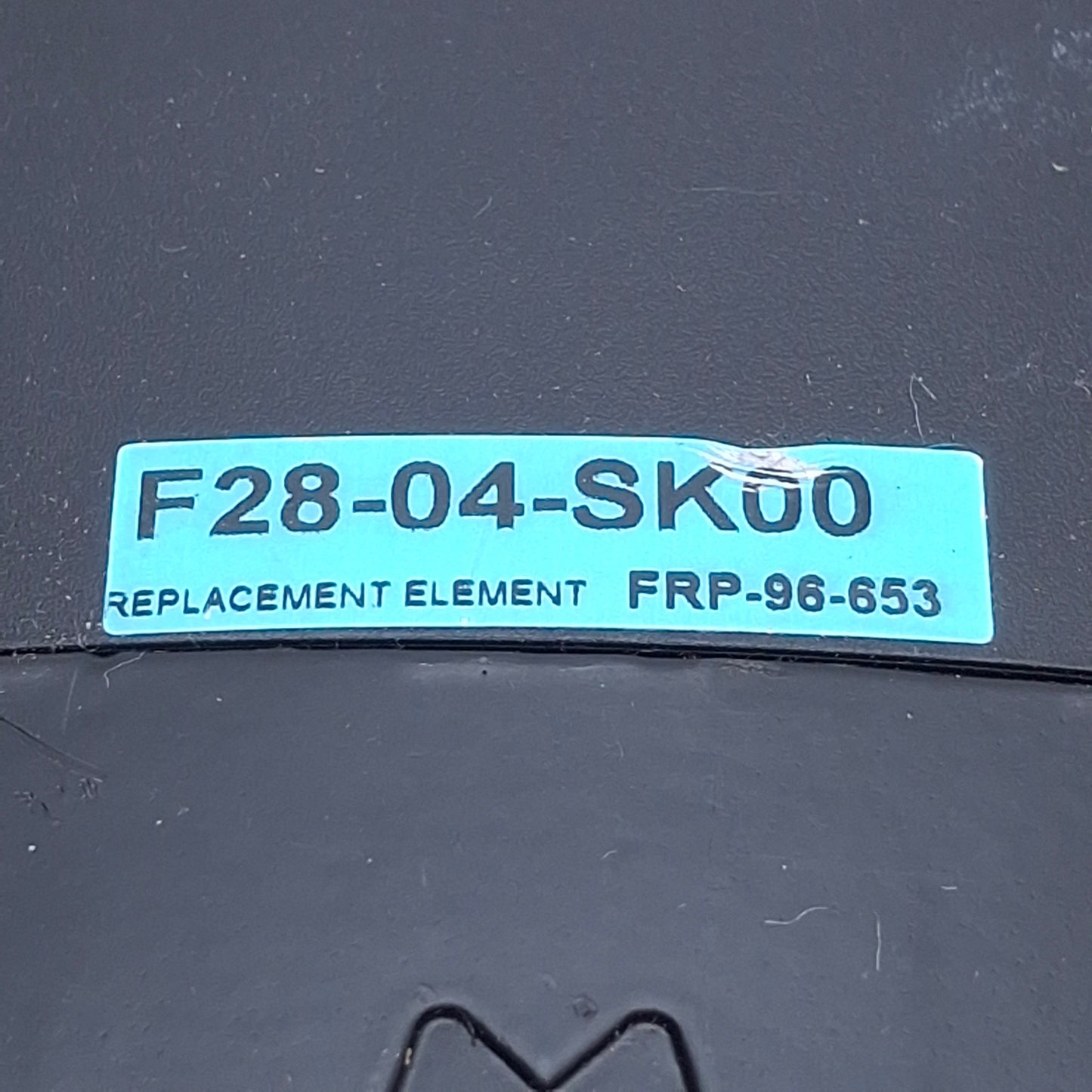 Used Wilkerson F28-04-SK00 Particulate Filter, PC Bowl, 5 micron, 150psi, 1/2" NPT