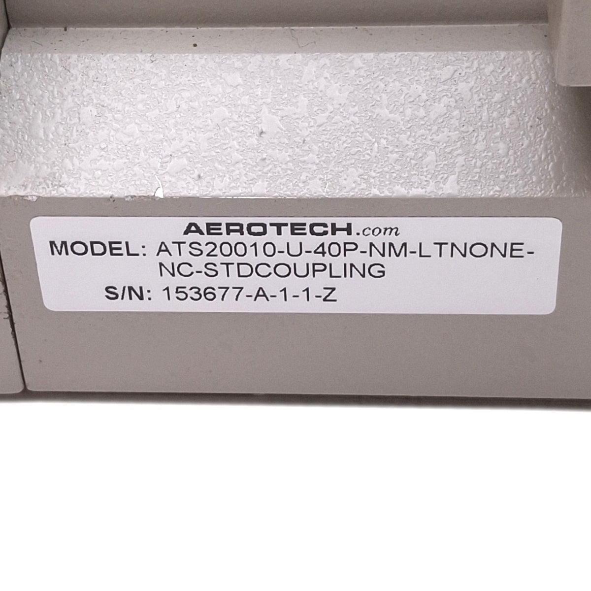 Used Aerotech ATS20010-U-40P-NM-LTNONE-NC-STDCOUPLING Motorized Linear Stage, NEMA 23