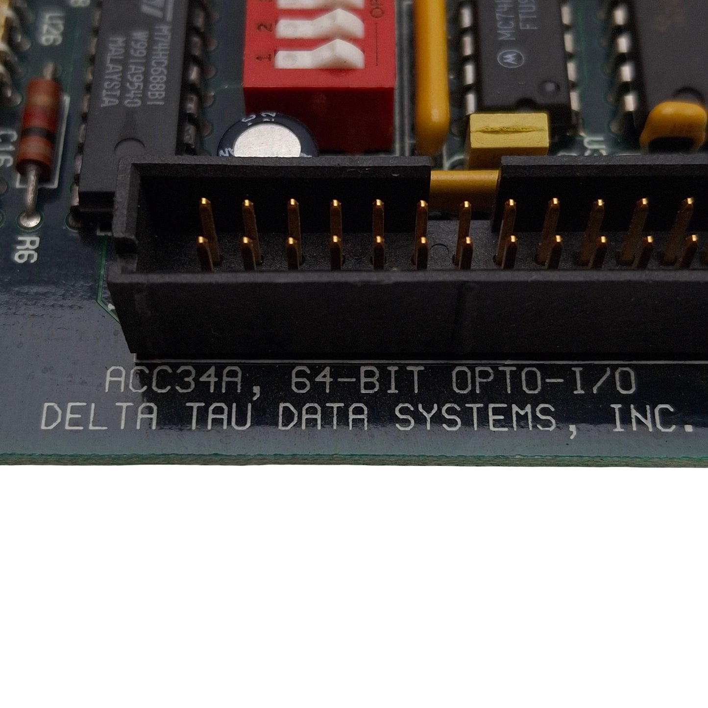 Used Delta Tau ACC34A 602350-102 Optically Isolated 64-bit I/O Board, 32 In, 32 Out