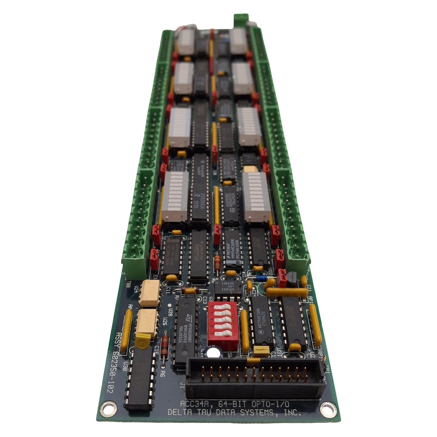 Used Delta Tau ACC34A 602350-102 Optically Isolated 64-bit I/O Board, 32 In, 32 Out