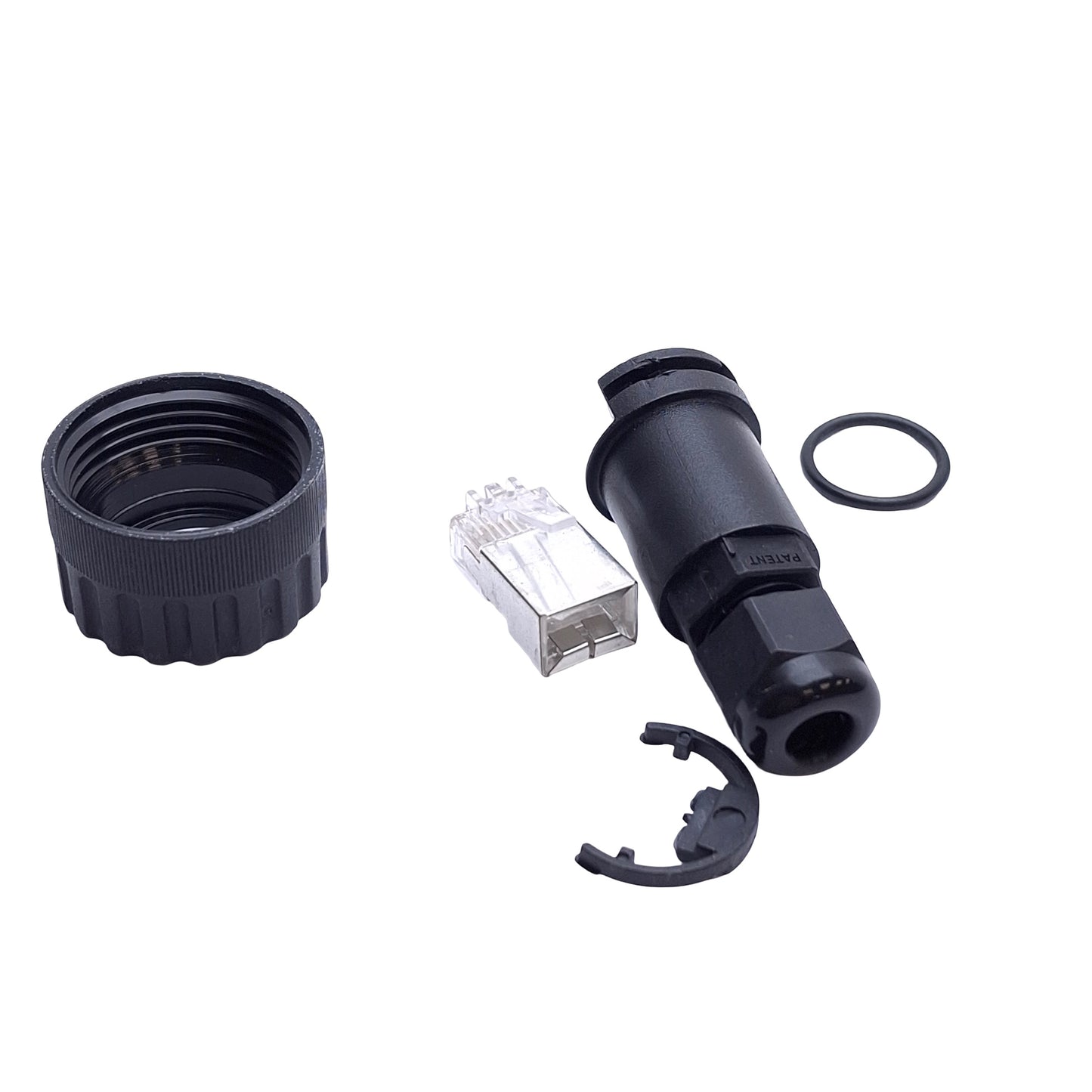 New L-Com WJAM315 Modular Ethernet Connector, RJ35 8p8c Male, 2in Length