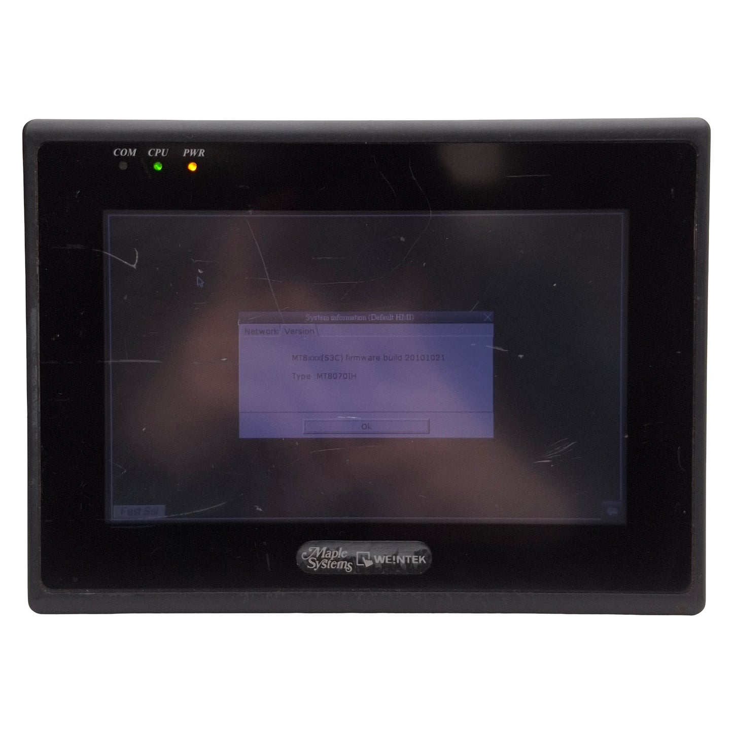 Used Maple Systems HMI5070TH Touchscreen HMI, 7in Display, 800x480, 24VDC *Scratches*