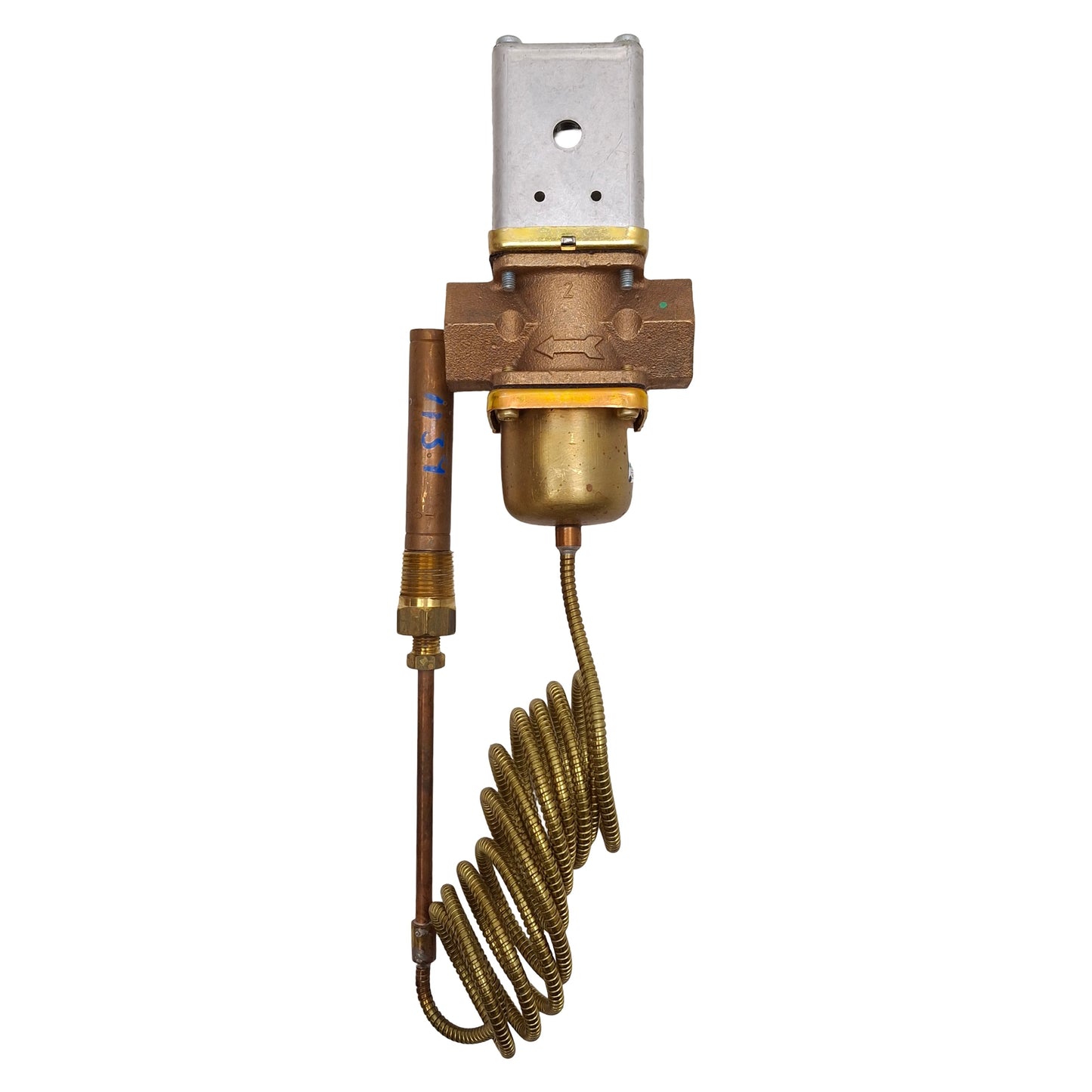 New Johnson Controls V47AC-3C Temperature Actuated Water Valve, 115-180°F, 3/4in NPT