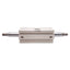 Used SMC NCQ2WB50-100DMZ Compact Double Rod Cylinder ø50mm Bore, 100mm Stroke, 1/4NPT