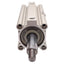 Used SMC NCQ2WB50-100DMZ Compact Double Rod Cylinder ø50mm Bore, 100mm Stroke, 1/4NPT