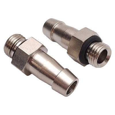 New Julabo 8970460 Hose Barb Fitting Pair For F250 & AWC100, ø8mm Barb, M10x1 Male