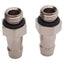 New Julabo 8970460 Hose Barb Fitting Pair For F250 & AWC100, ø8mm Barb, M10x1 Male