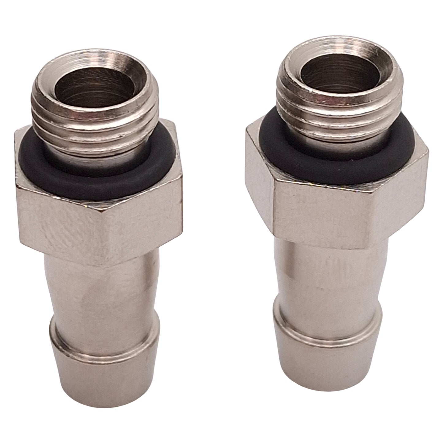 New Julabo 8970460 Hose Barb Fitting Pair For F250 & AWC100, ø8mm Barb, M10x1 Male