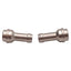 New Julabo 8970446 Stainless Steel Hose Barb Fitting Pair, ø8mm OD Tube, ø6mm ID