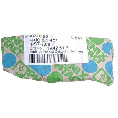 New – Open box Lot of 15 Phoenix Contact 1942617 PCB Plug Connector, 4-Pos Female, 320V 16A