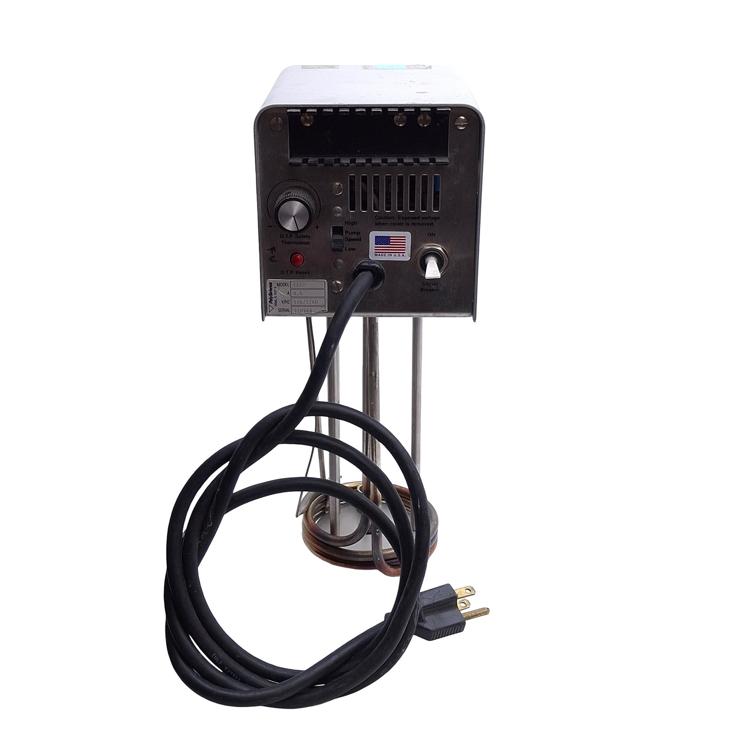 Used VWR Model 1122 Immersion Circulation Heater, +5°C to +150°C, 120VAC 8.6A