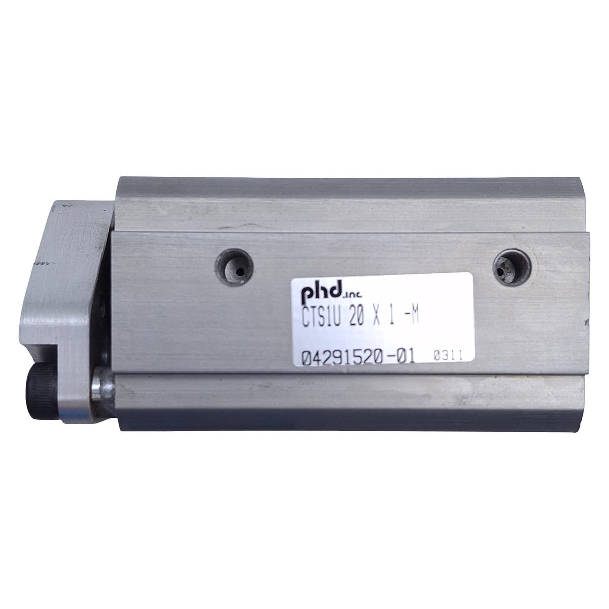 New PHD CTS1U20x1-M Pneumatic Cylinder ø20mm Bore, 1in Stroke, 150psi Max, M5 Port