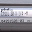 New PHD CTS1U20x1/4-M Pneumatic Cylinder ø20mm Bore, 1in Stroke, 150psi Max, M5 Port