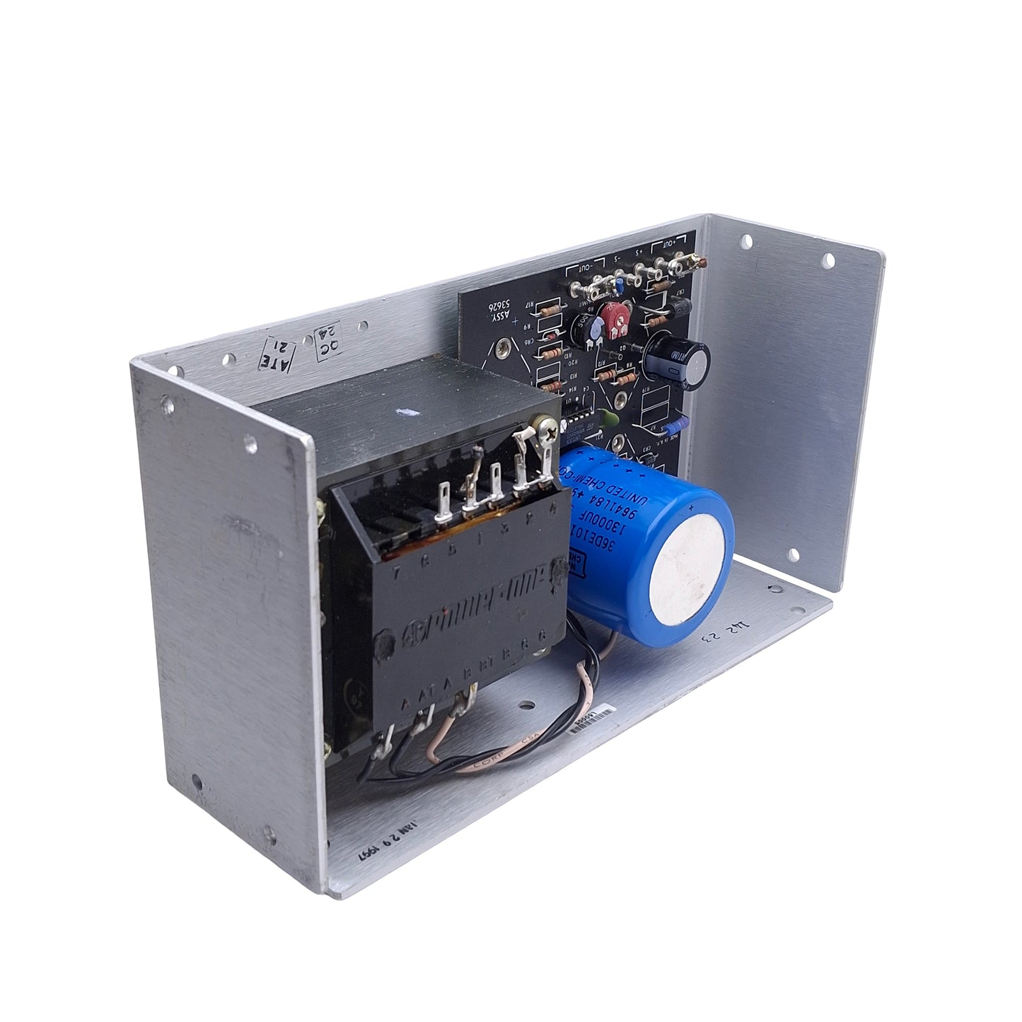 Used Power One HD24-4.8-A Switching Mode Power Supply, In 100-240VAC, Out 24VDC 4.8A