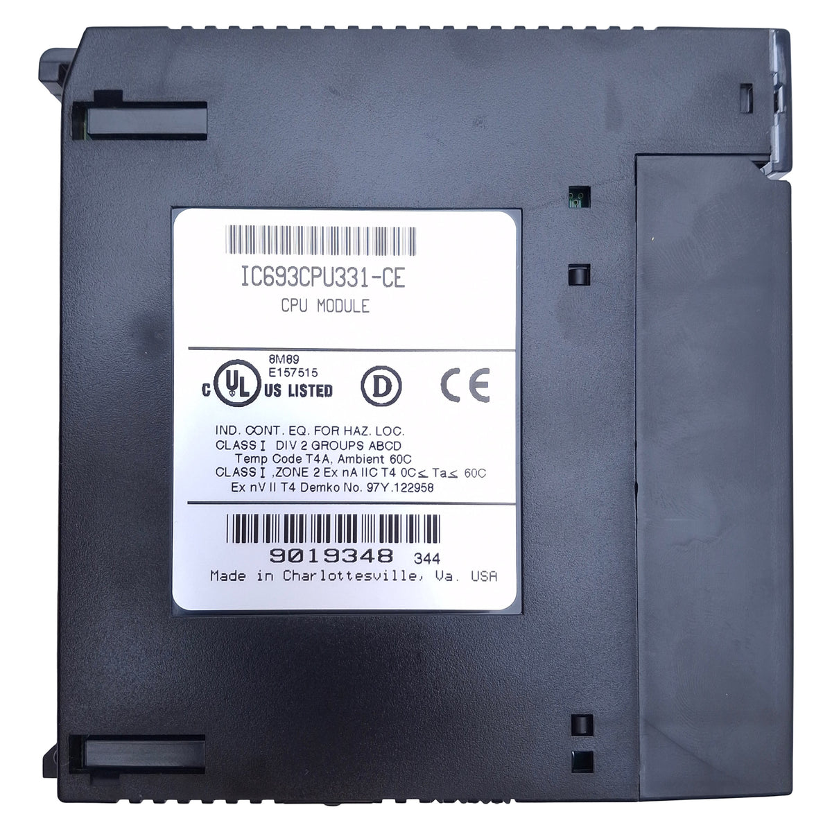 Used GE Fanuc IC693CPU331-CE Series 90-30 PLC CPU Processor Module, 16KB, 10MHz