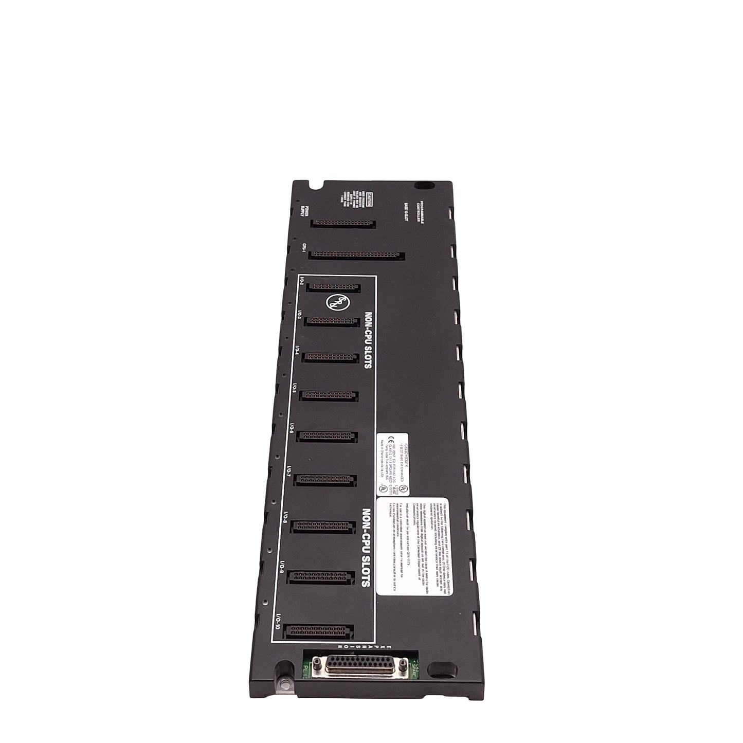 Used GE Fanuc IC693CHS391K Series 90-30 PLC Base Rack, 1x CPU 9x I/O Slots, EMI