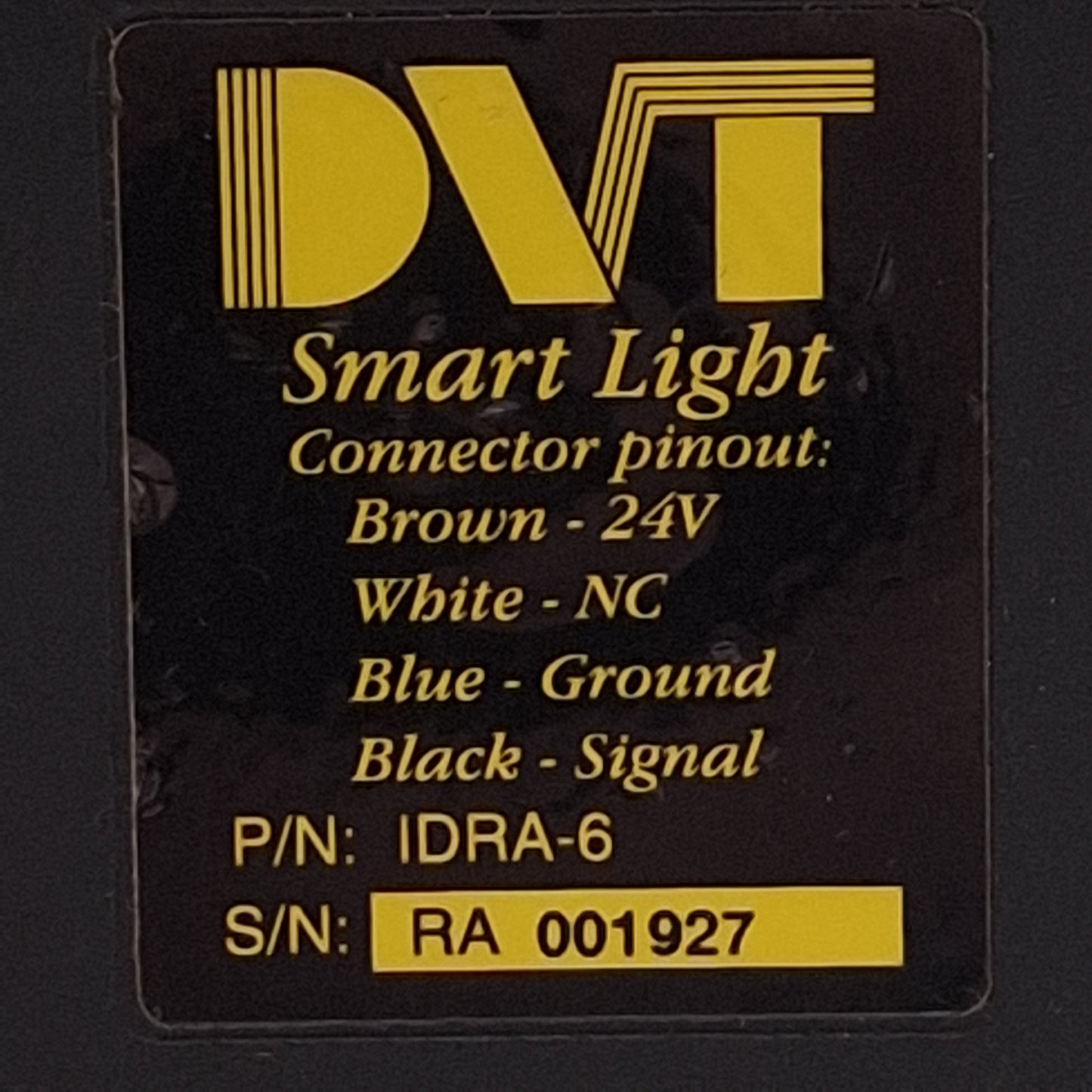 Used DVT Cognex IDRA-6 Smart Light Red LED Strobe, 80mm x80mm, M12 5-Pin Male, 24VDC