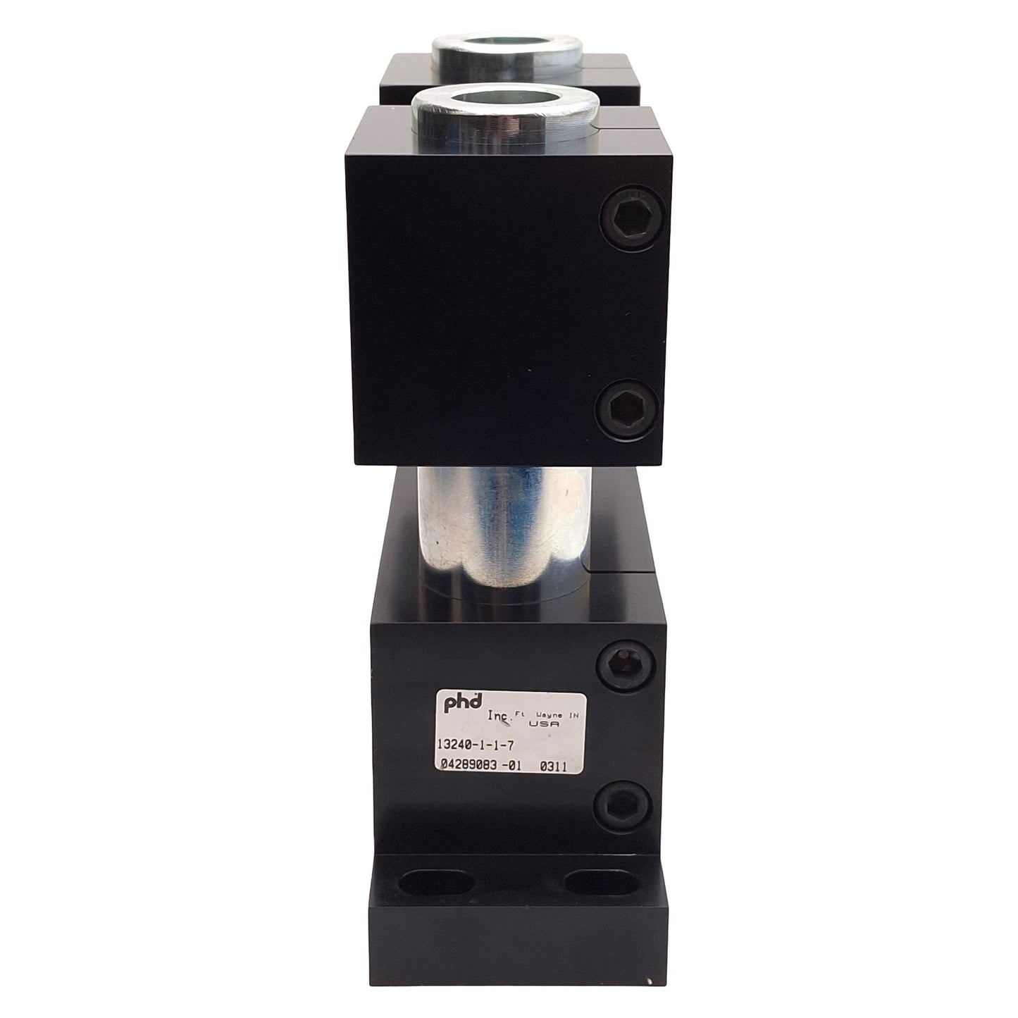 Used Phd 13240-1-1-7 Stanchion Base Assembly, ø1-1/2in Double Shaft, 7in Height