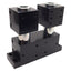 Used Phd 13240-1-1-7 Stanchion Base Assembly, ø1-1/2in Double Shaft, 7in Height