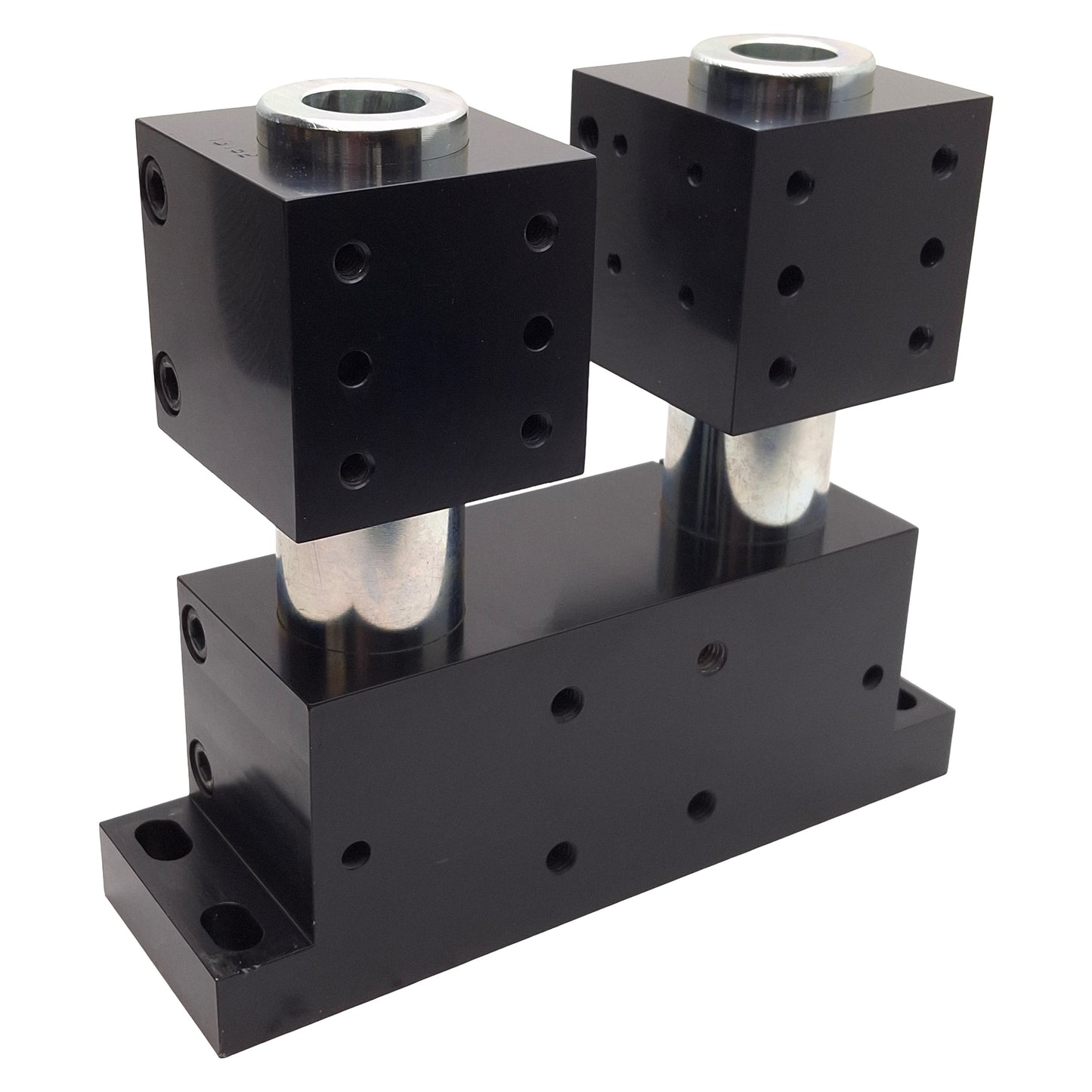 Used Phd 13240-1-1-7 Stanchion Base Assembly, ø1-1/2in Double Shaft, 7in Height