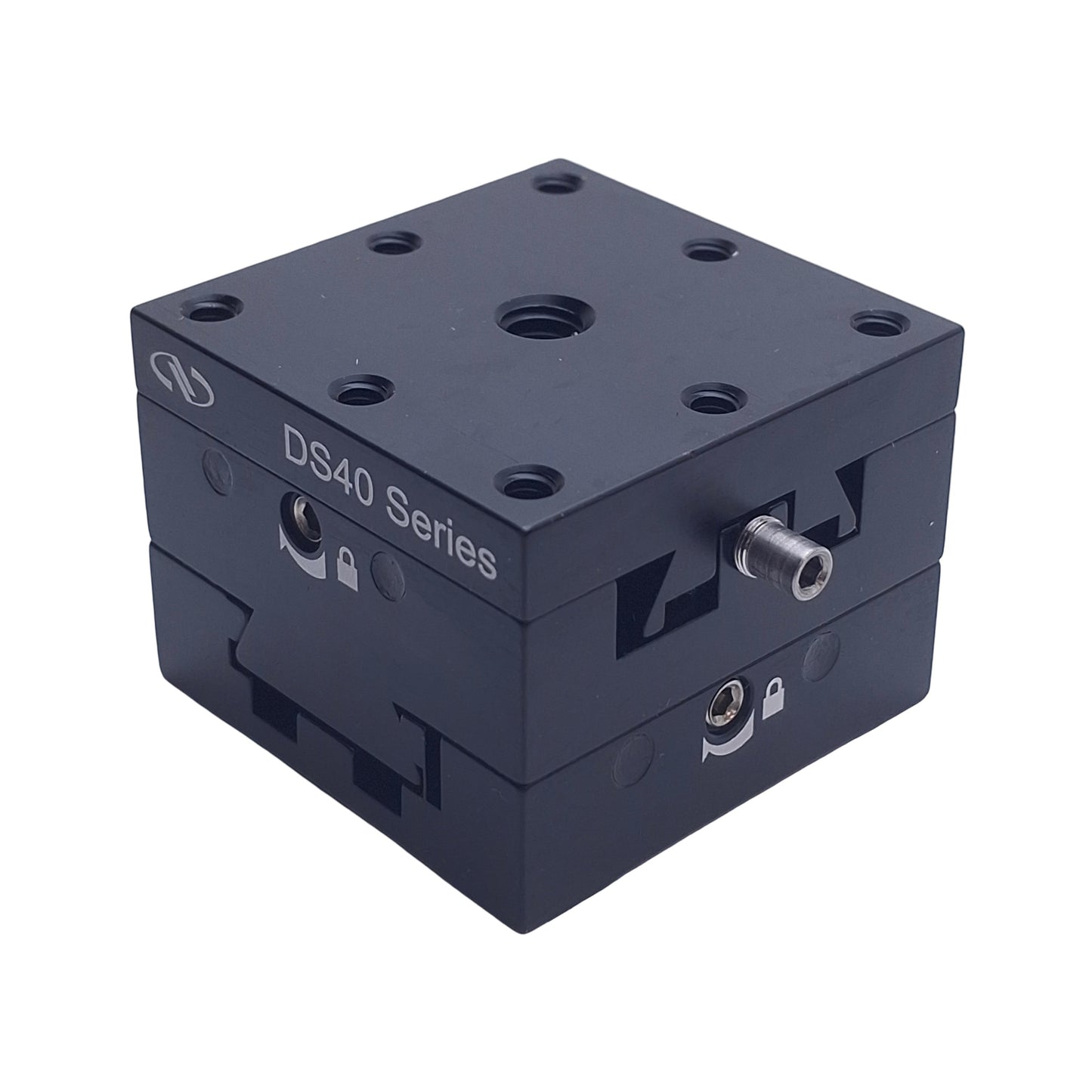 New – Open box Newport DS40-XY Compact Dovetail Linear Stage, 14mm Travel, 40x40mm, 1µm