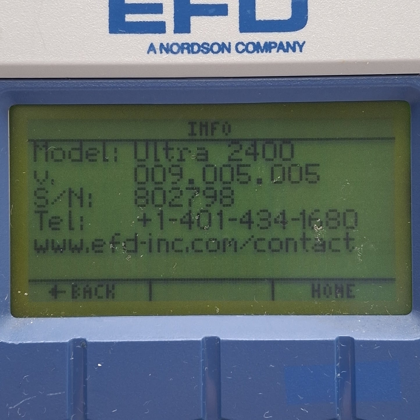 Used Nordson EFD 7017041 Ultimus High Precision Fluid Dispenser, 0-100psi, 24VDC