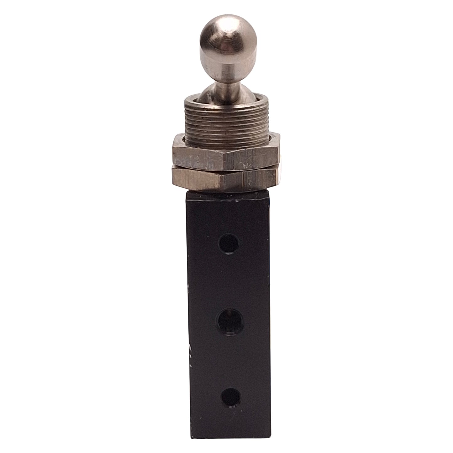 Used Pneumadyne H4C-100-DT Detented Toggled Valve, 4-Way 2-Position, 125psi, 10-32