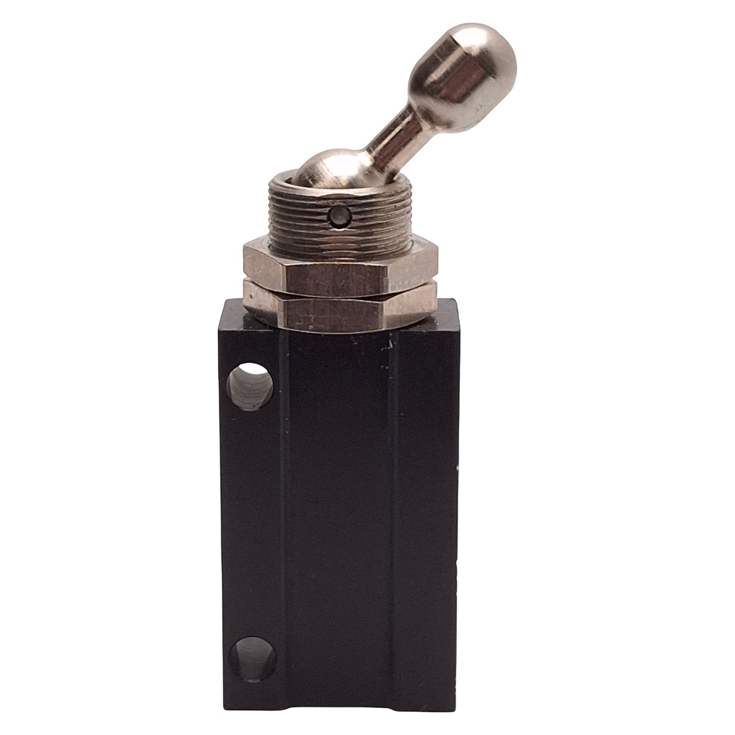 Used Pneumadyne H4C-100-DT Detented Toggled Valve, 4-Way 2-Position, 125psi, 10-32