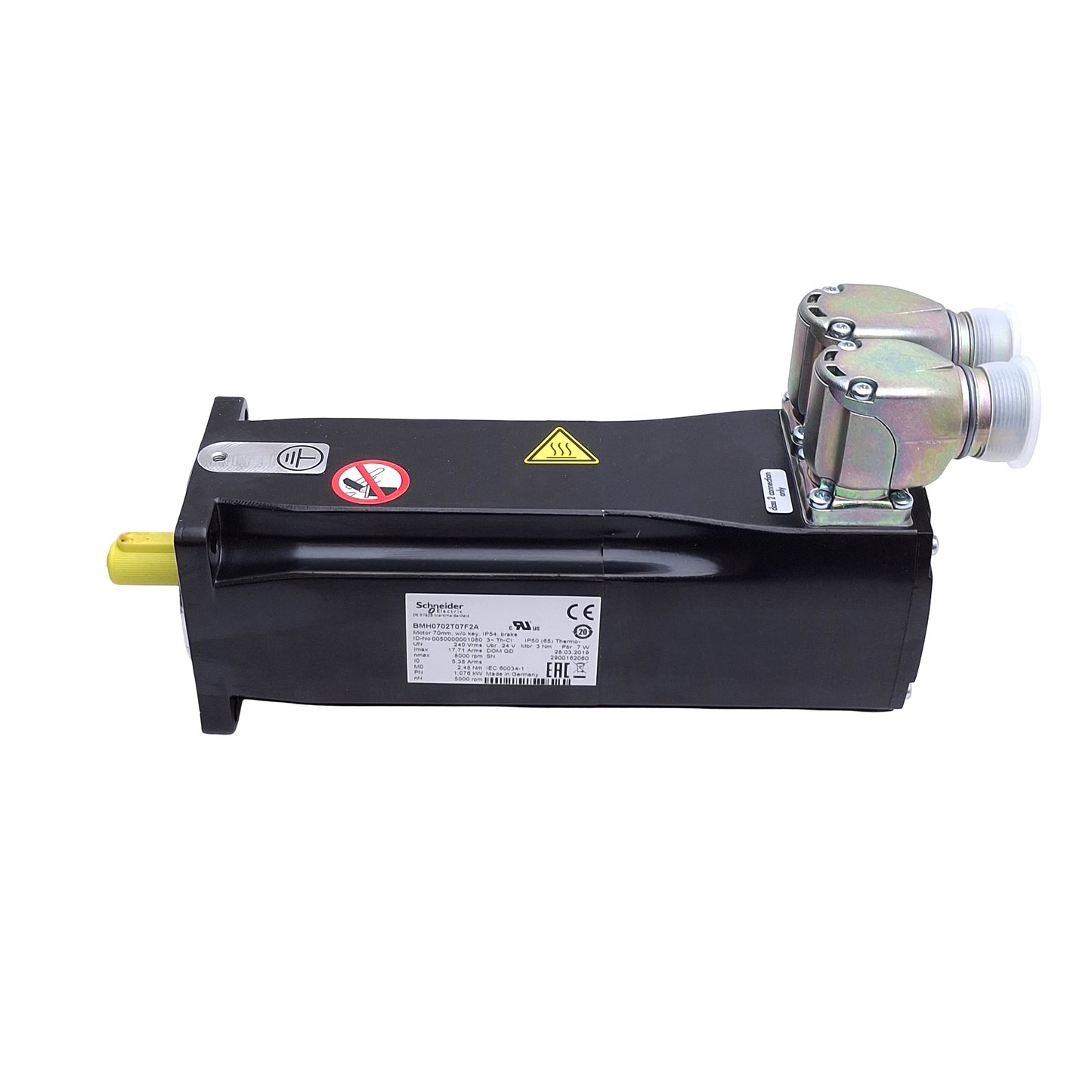 New Schneider Electric BMH0702T07F2A Servo Motor, 8000RPM, 2.5Nm, 240VAC 3-Phase