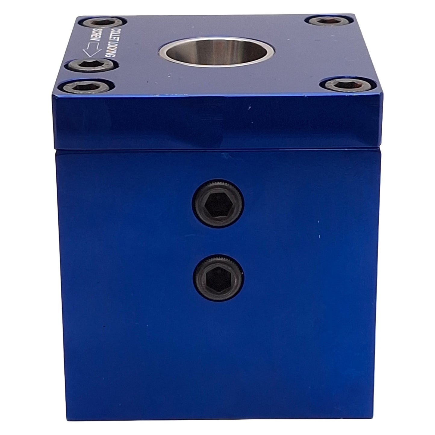 Used Hardinge 65105H 3C Dead-Length Collet Block, 250psi Air, 750psi Hyd, 1/8in NPT