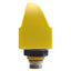 Used Banner STBVP6Q5 Safety Touch Button, 10-30VDC, PNP Output, 4-Pin M12, With Guard