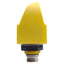 Used Banner STBVP6Q5 Safety Touch Button, 10-30VDC, PNP Output, 4-Pin M12, With Guard