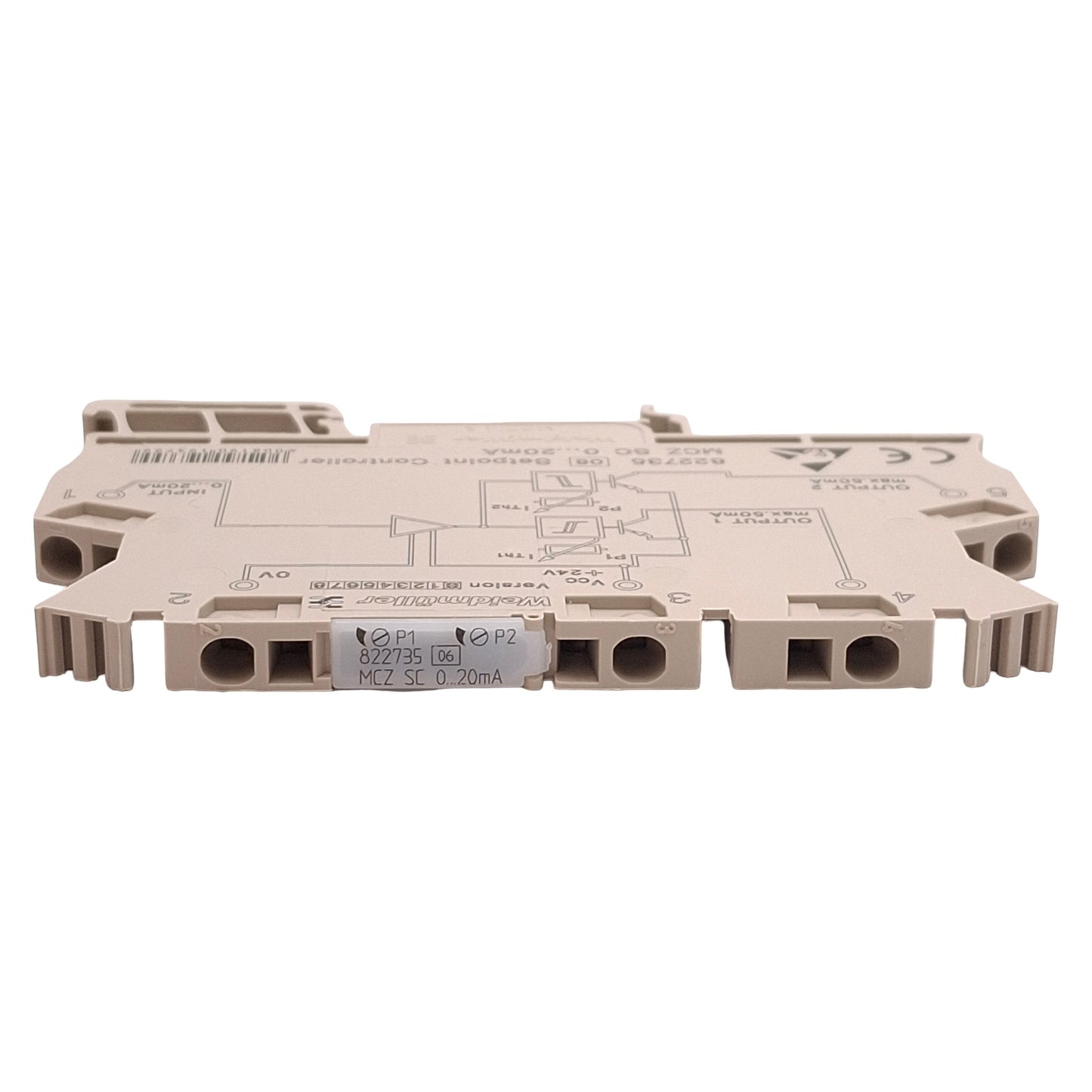 New Weidmuller 8227350000 MCZ SC Limit Value Monitoring Terminal Block 0-20mA, 24VDC