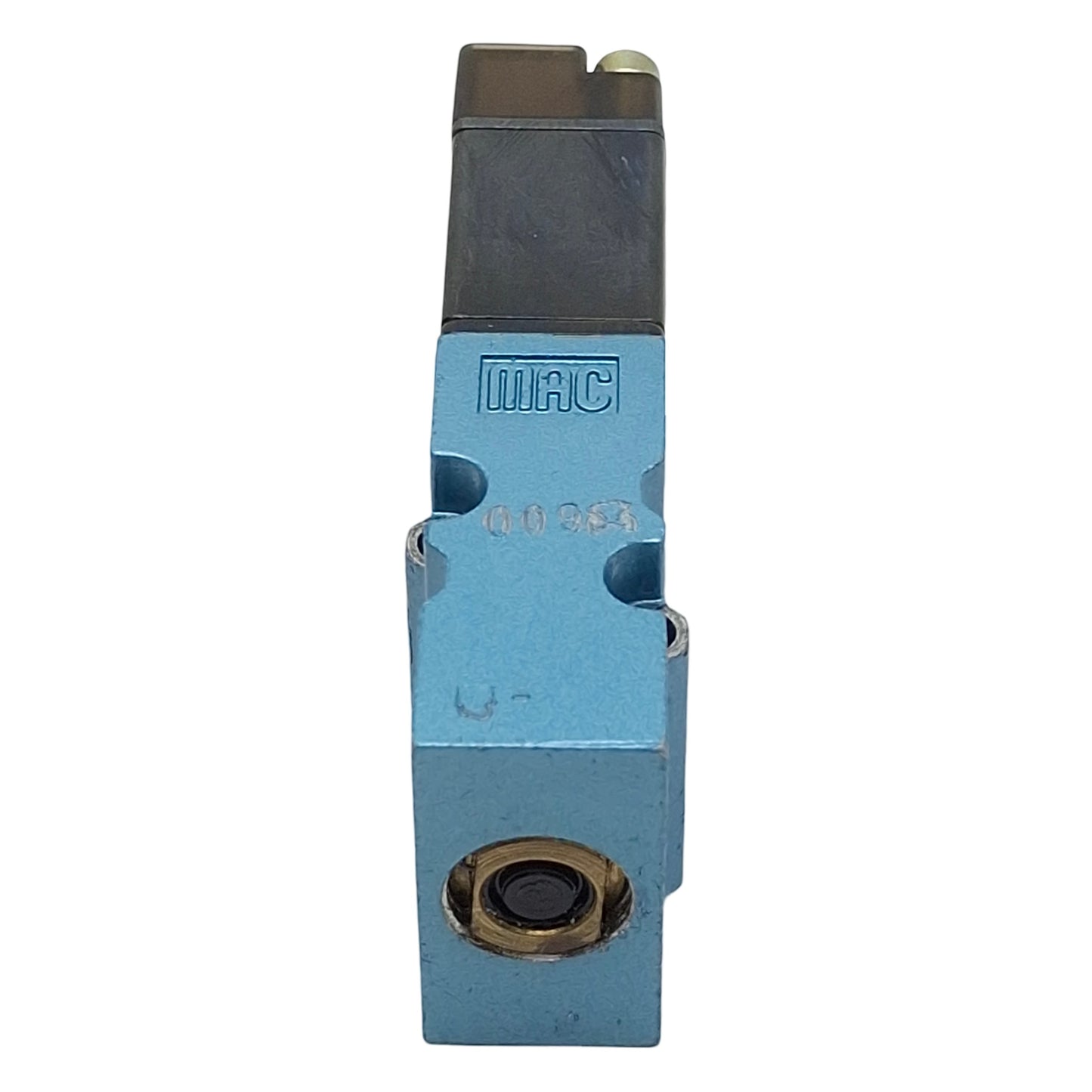 Used Mac 46A-LSA-AC-JDAP-1FA Solenoid Valve, 4/2-Way, Vac~100psi, 24VDC Coil