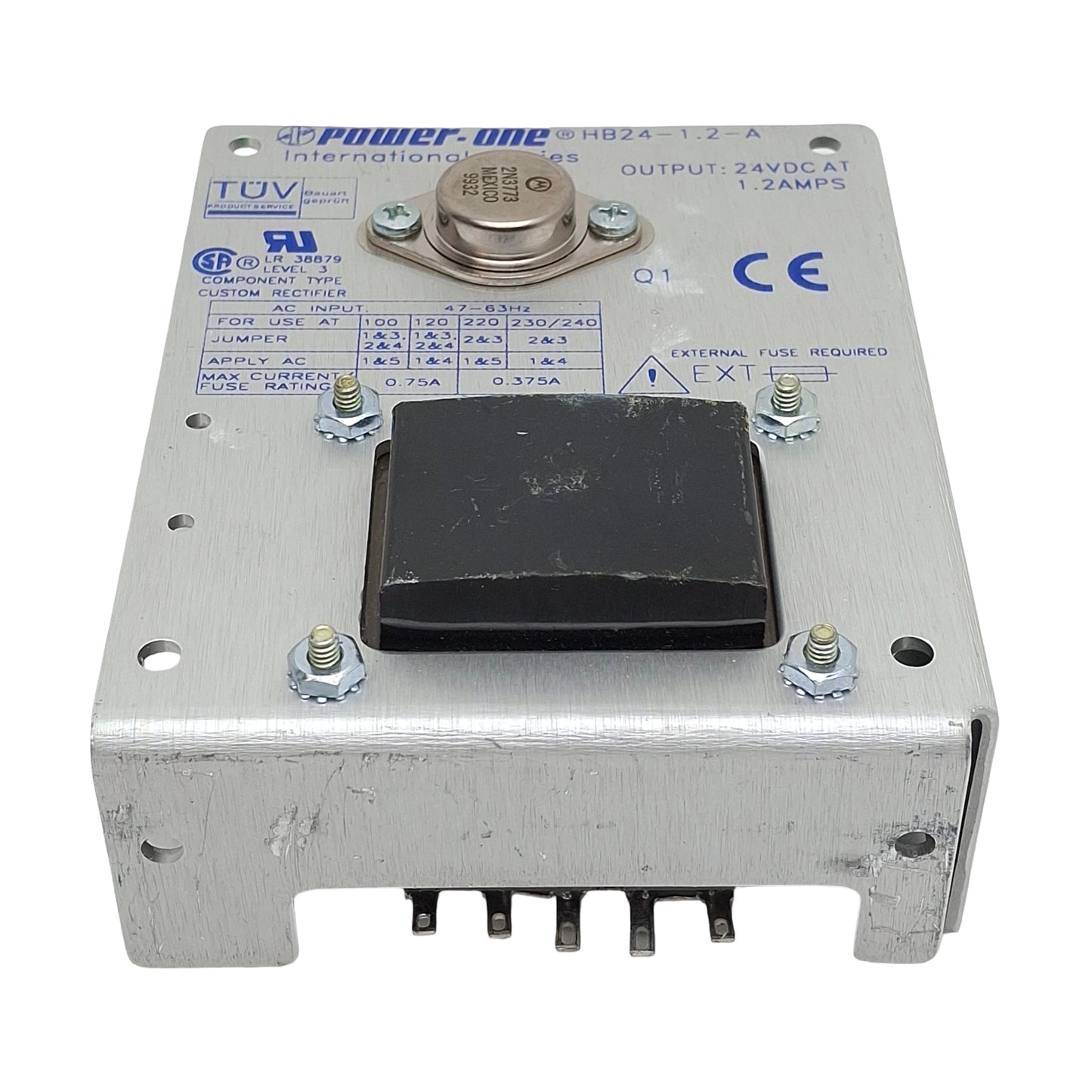 Used Power-One HB24-1.2-A Switching Power Supply 100/120/215/230-240VAC In 24VDC 1.2A